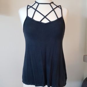 AE soft & sexy ribbed tank strap detail